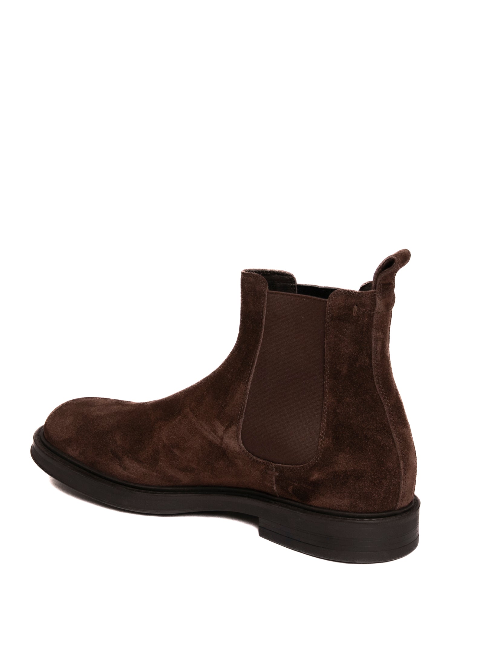 HENDERSON stivaletto in camoscio marrone <BR/> R82503 SUEDE-FONDENTE