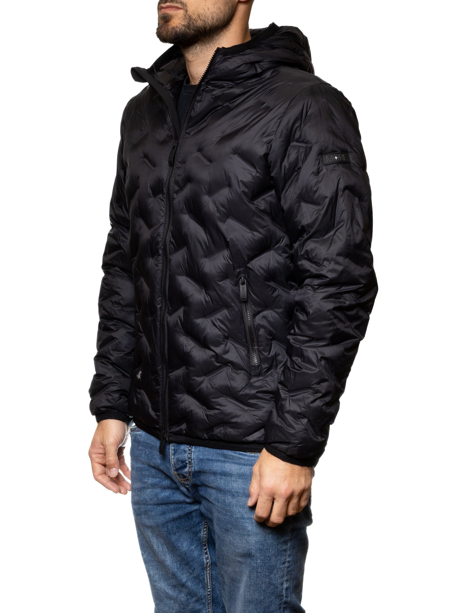 MORE giubbino piuma nero M2079 PIUMA-NERO