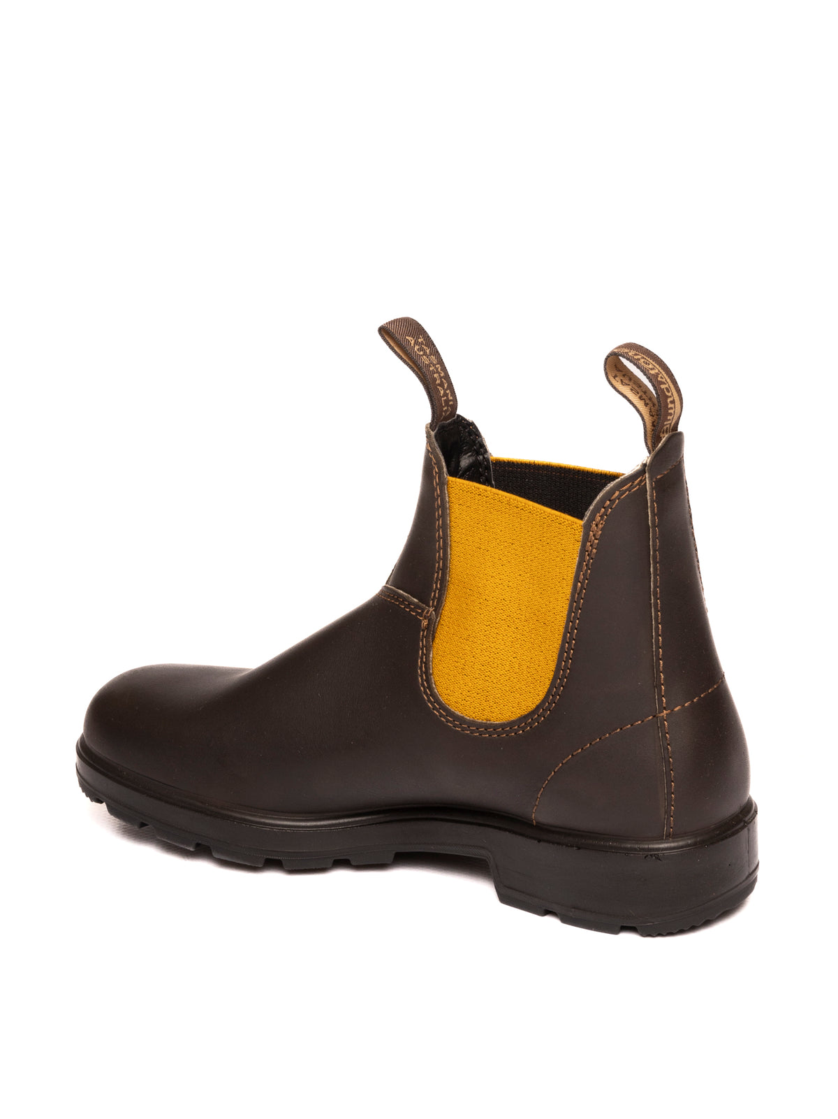 BLUNDSTONE FOOTWEAR Beatles pelle marrone/giallo 1919 LEATHER-BROWN