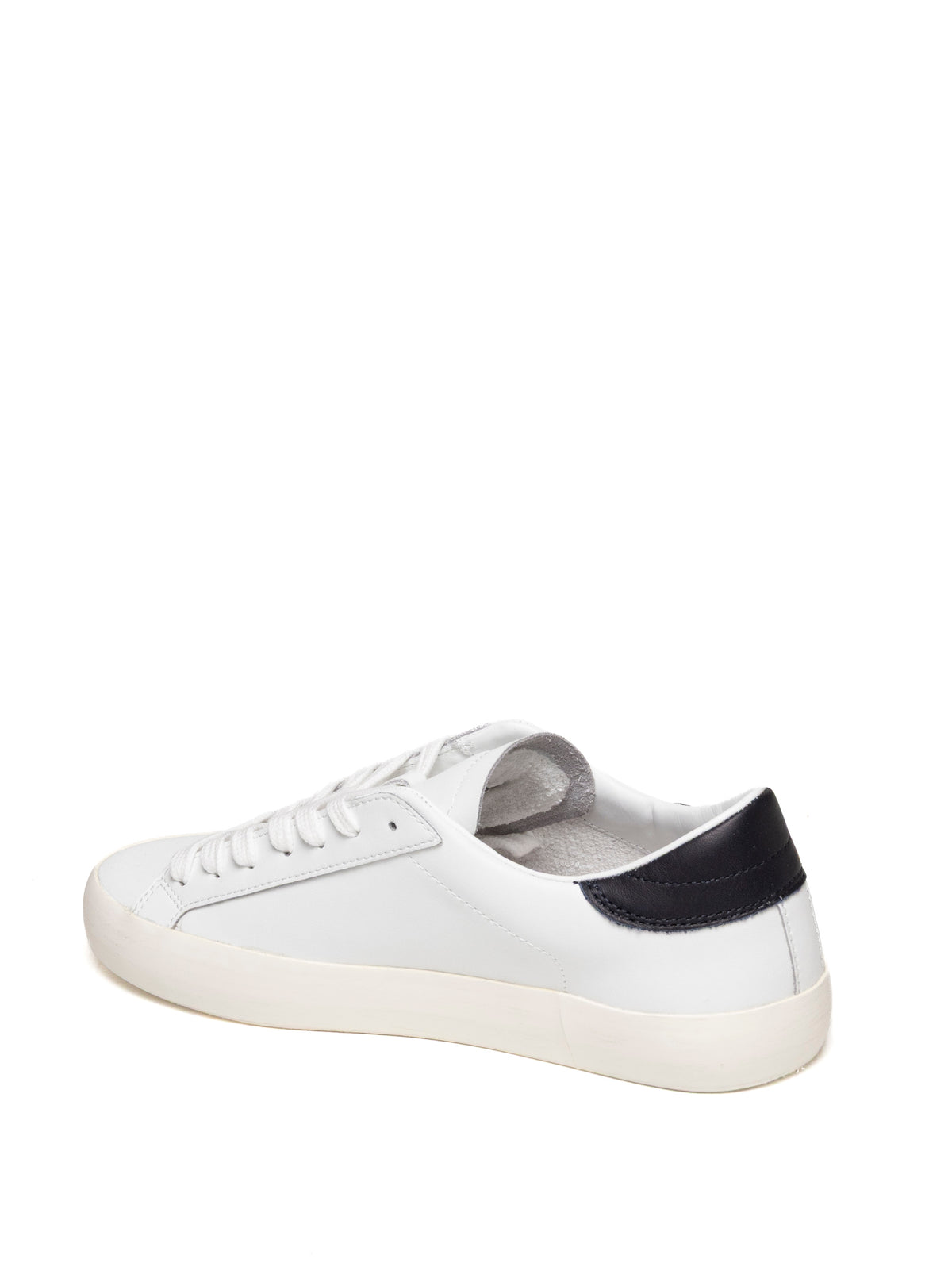D.A.T.E. HILL LOW BASIC U CALF-WHT/BLU