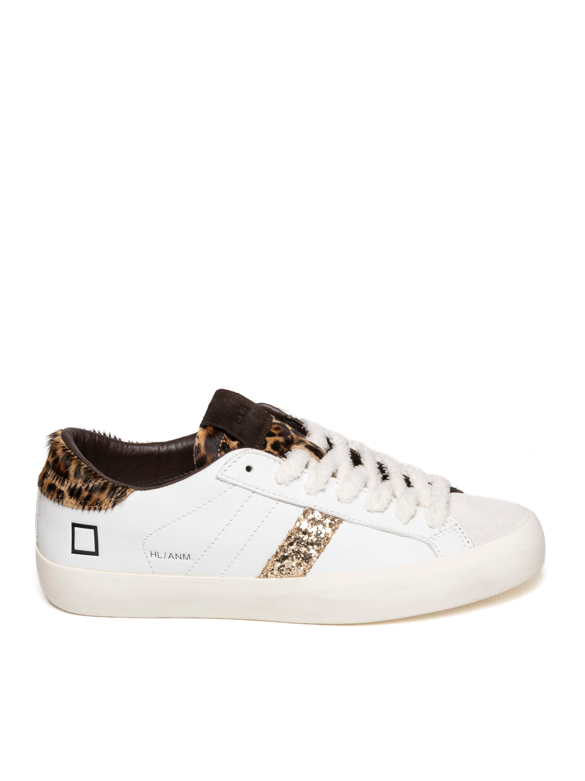 D.A.T.E. HILL LOW D CALF-WHT/LEOP