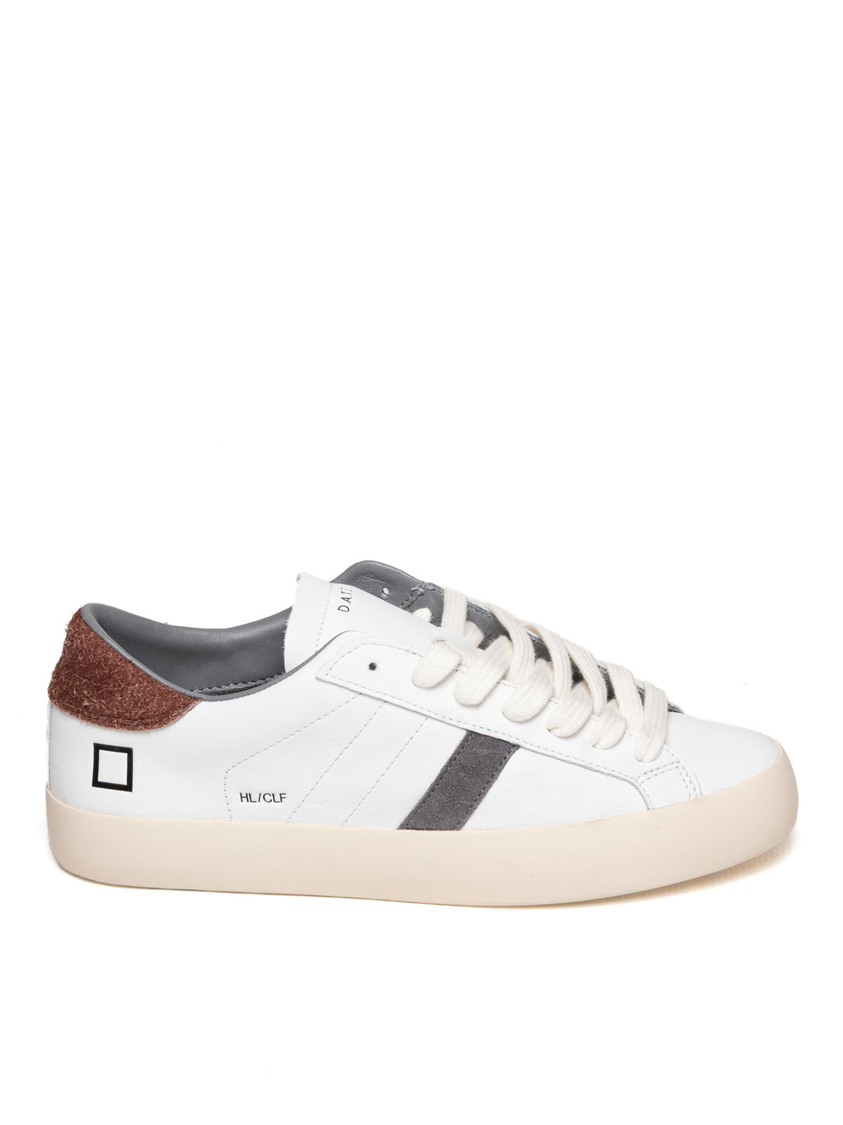 D.A.T.E. HILL LOW U CALF-WHT/BORD