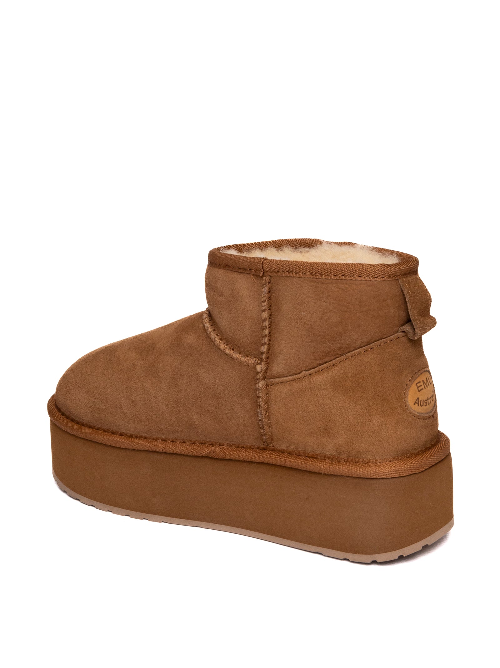 EMU Stivaletto montone chestnut W13082 STINGERFLAT-CHEST