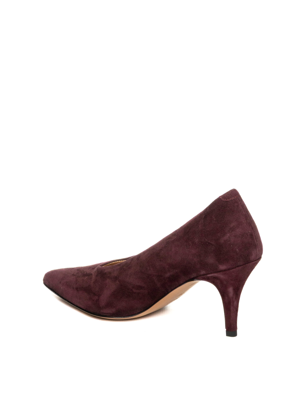 FRANCO RUSSO Décolleté camoscio vino 2802S CAMOSCIO-VINO