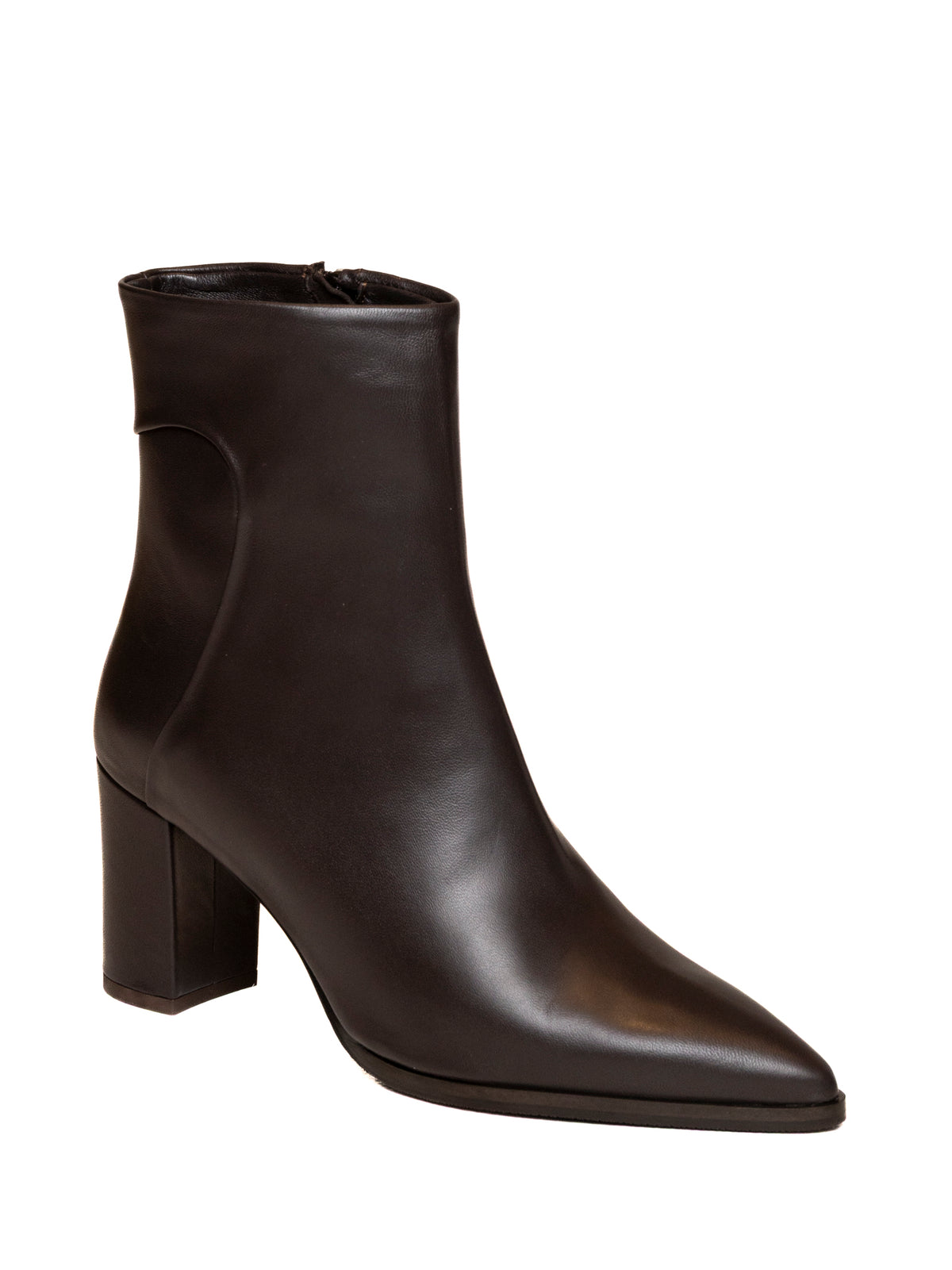 FRANCO RUSSO Tronchetto nappa beige 287731 NAPPA-CASTAGNO