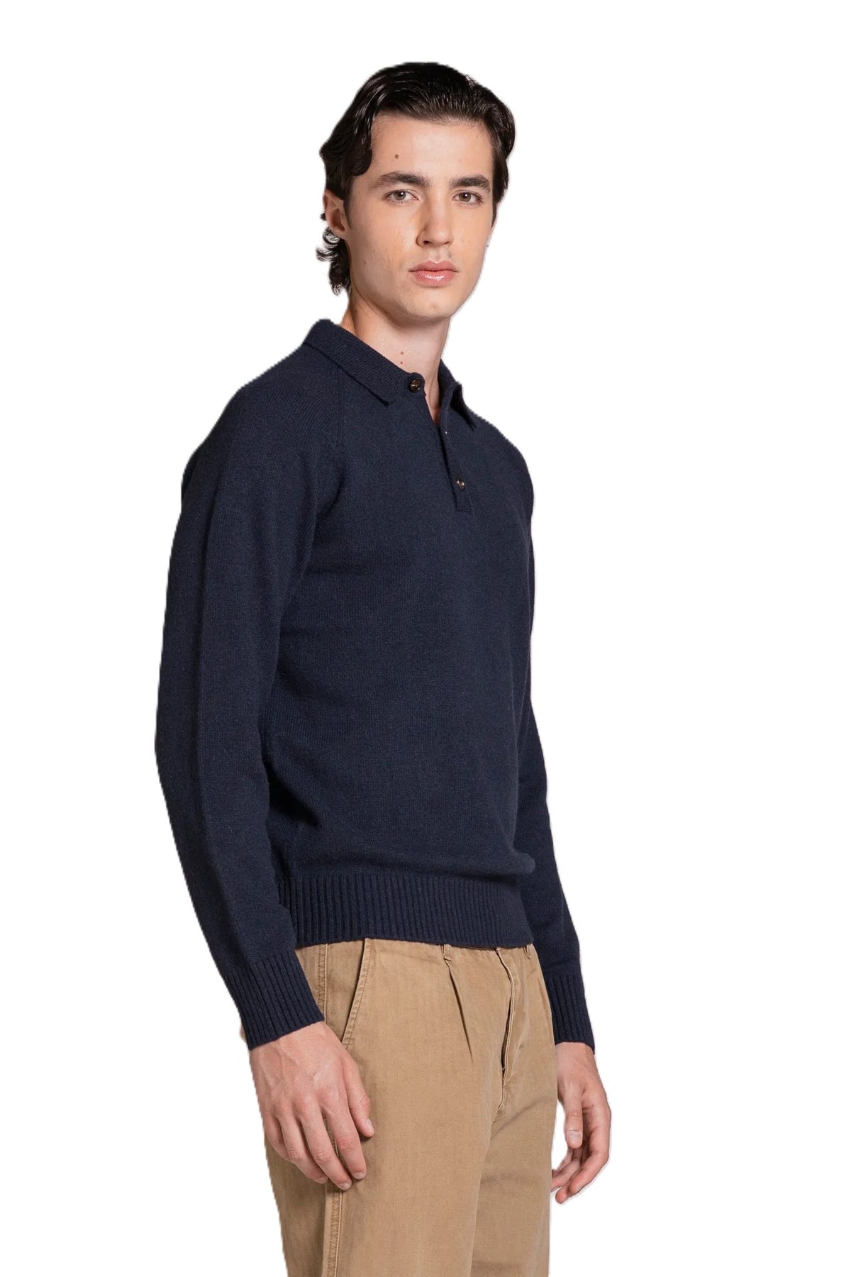 IMPURE pullover lana blu COLIN LAMBSWOOL-C01