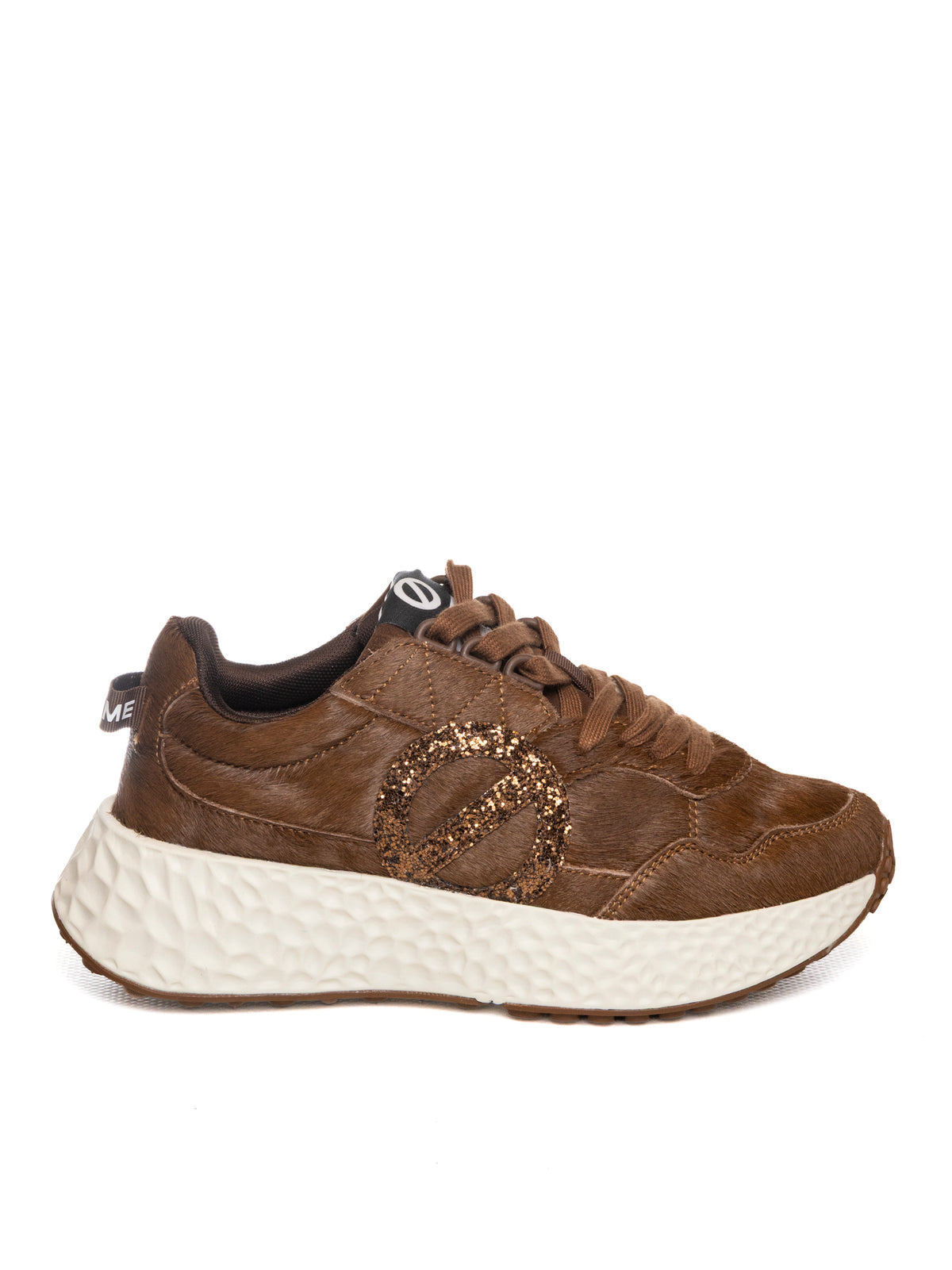 NO NAME CARTER JOGGER PONY/GLIT-CHO/BRONZE
