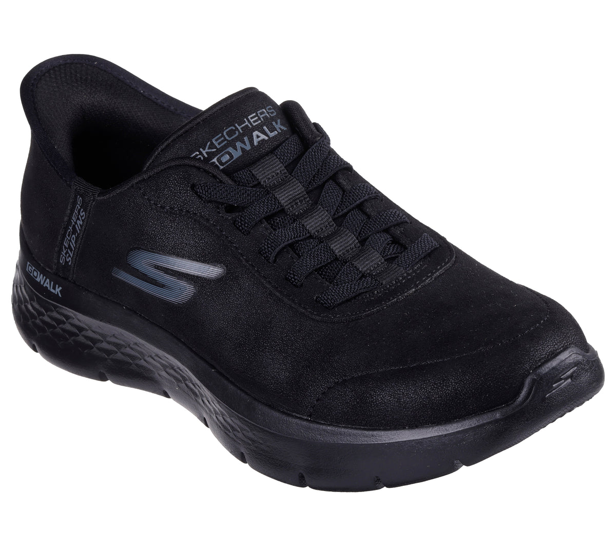 SKECHERS Slipon go walks slip-ins nero 124837 GO WALK FLEX - MALI-BBK
