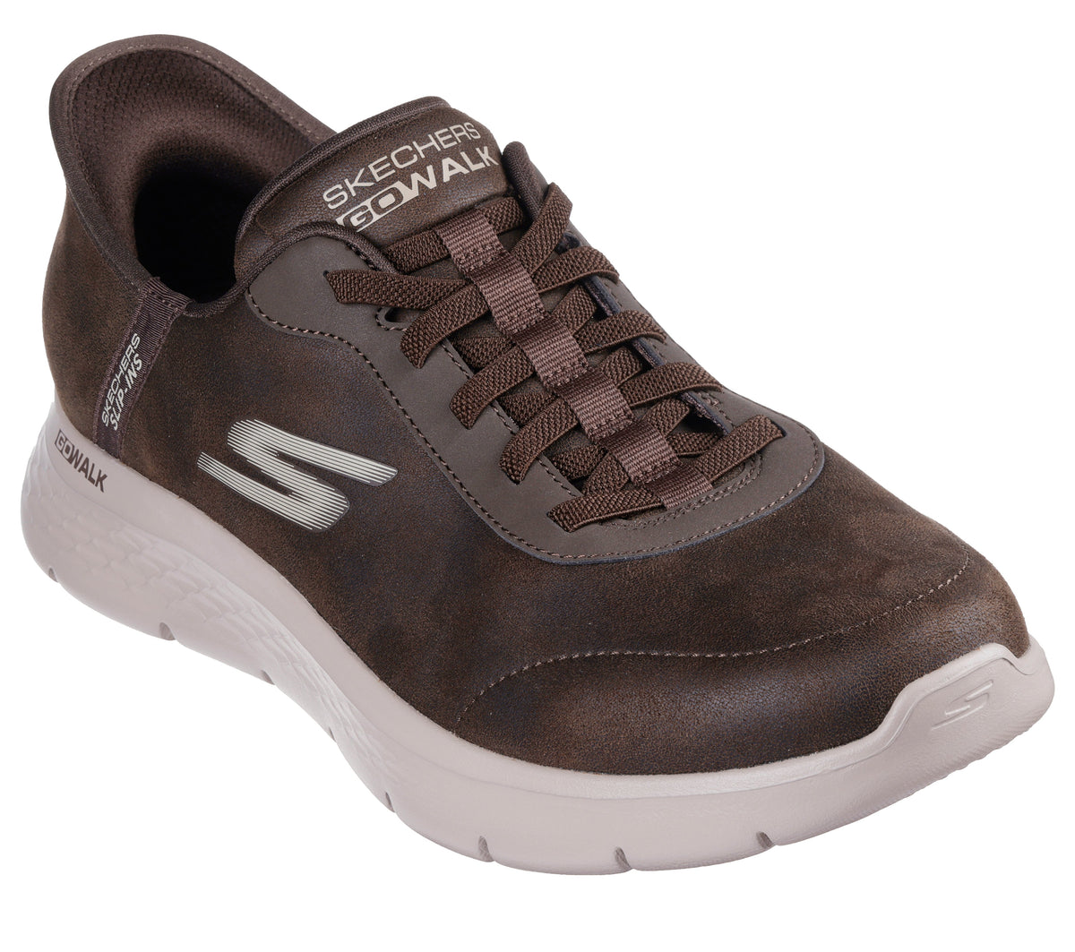 SKECHERS Slip-on go walk flex moro 216326 GO WALK FLEX -BRN