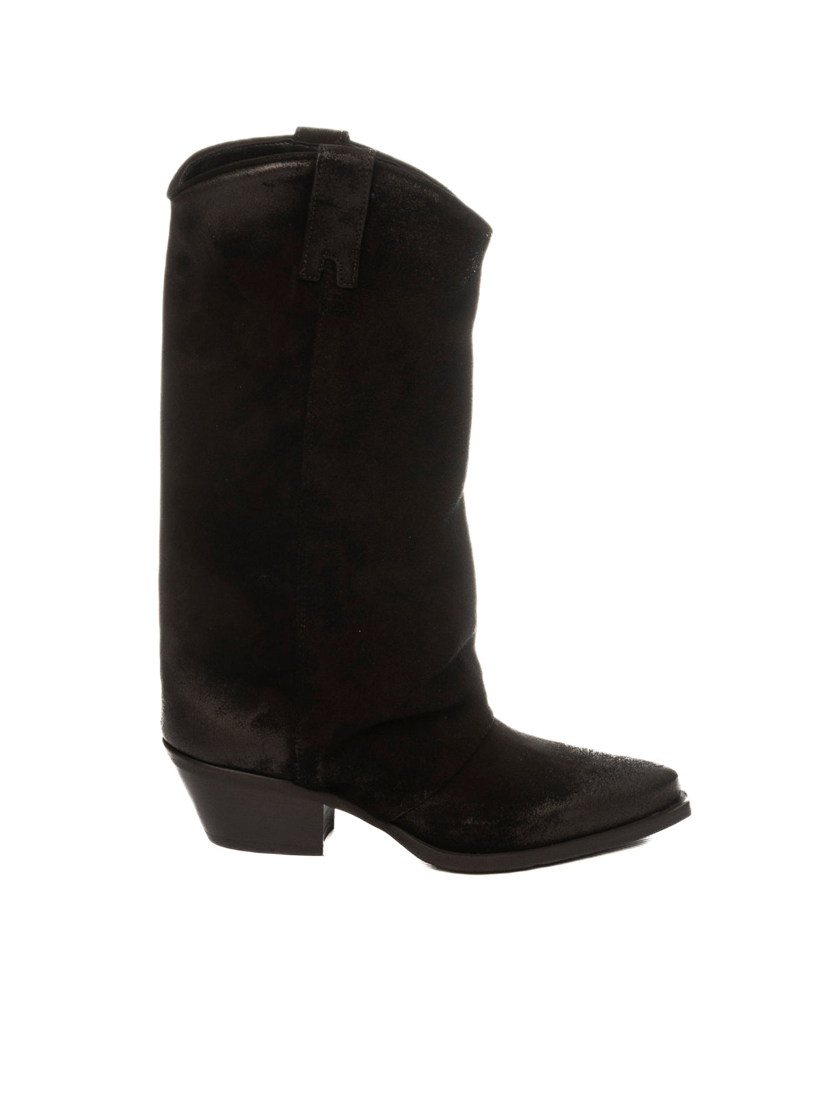 UP44 stivale texano ingrassato nero DX909 INGR-NERO