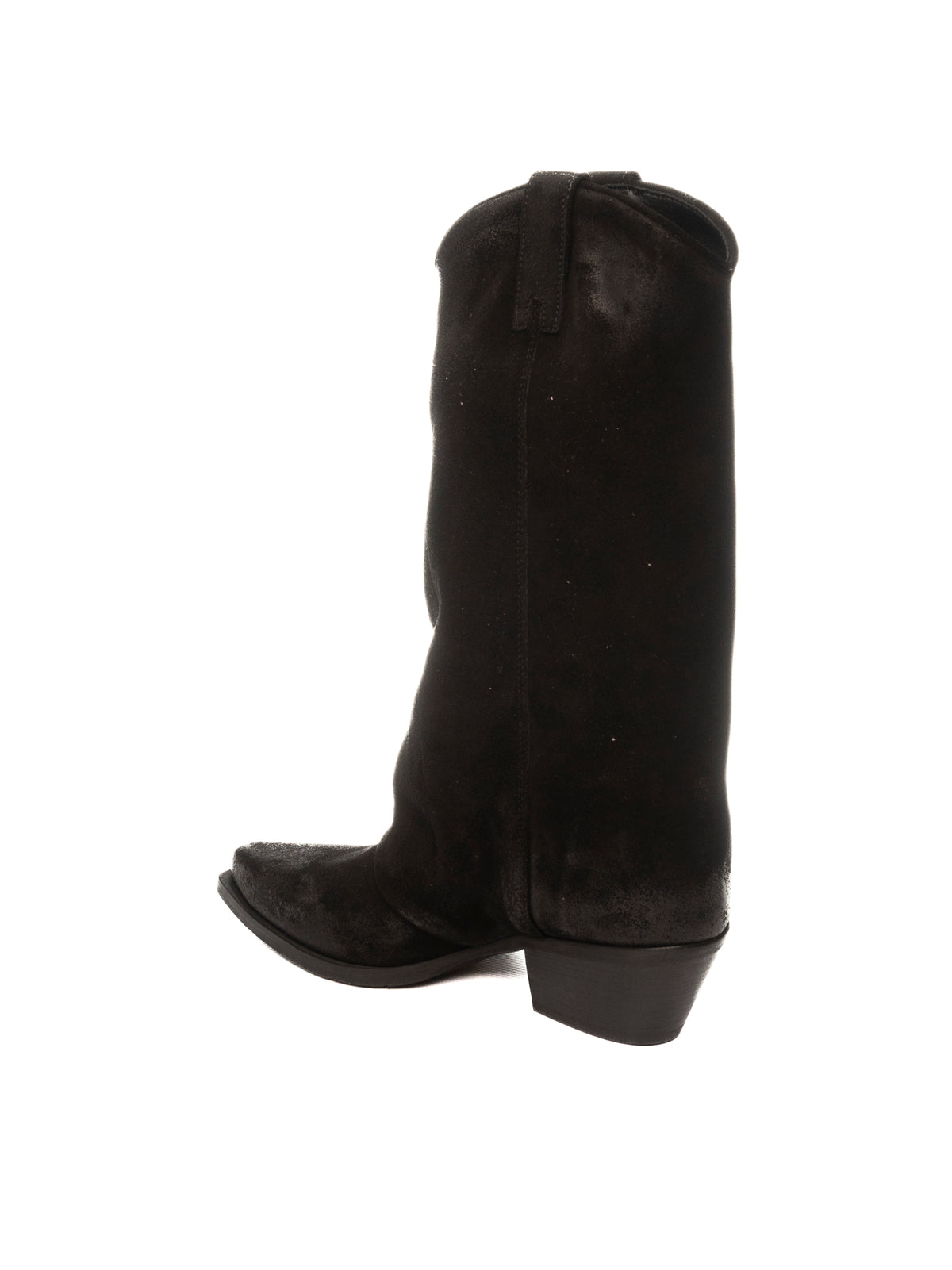 UP44 stivale texano ingrassato nero DX909 INGR-NERO