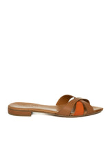 Leder/Orange