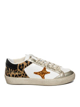 Weiß/Animalprint