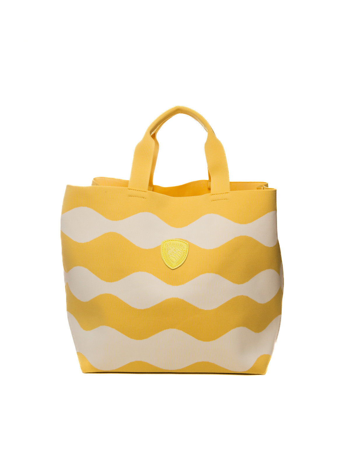 BLAUER borsa a mano bianco/giallo BASKET01 KNITTED-BEI/YELL