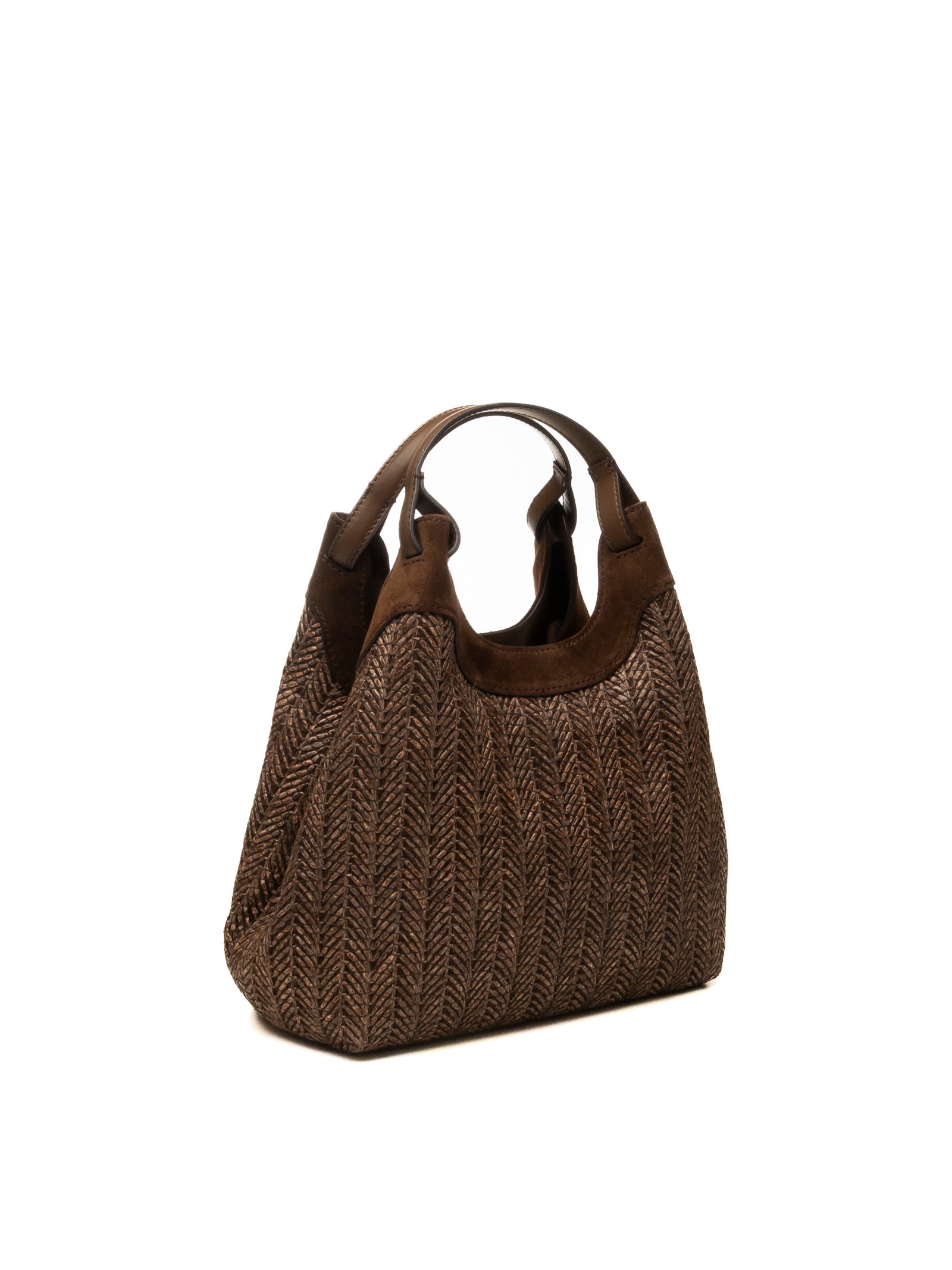 GIANNI CHIARINI borsa a mano dua marrone scuro 12339 DUA-13840