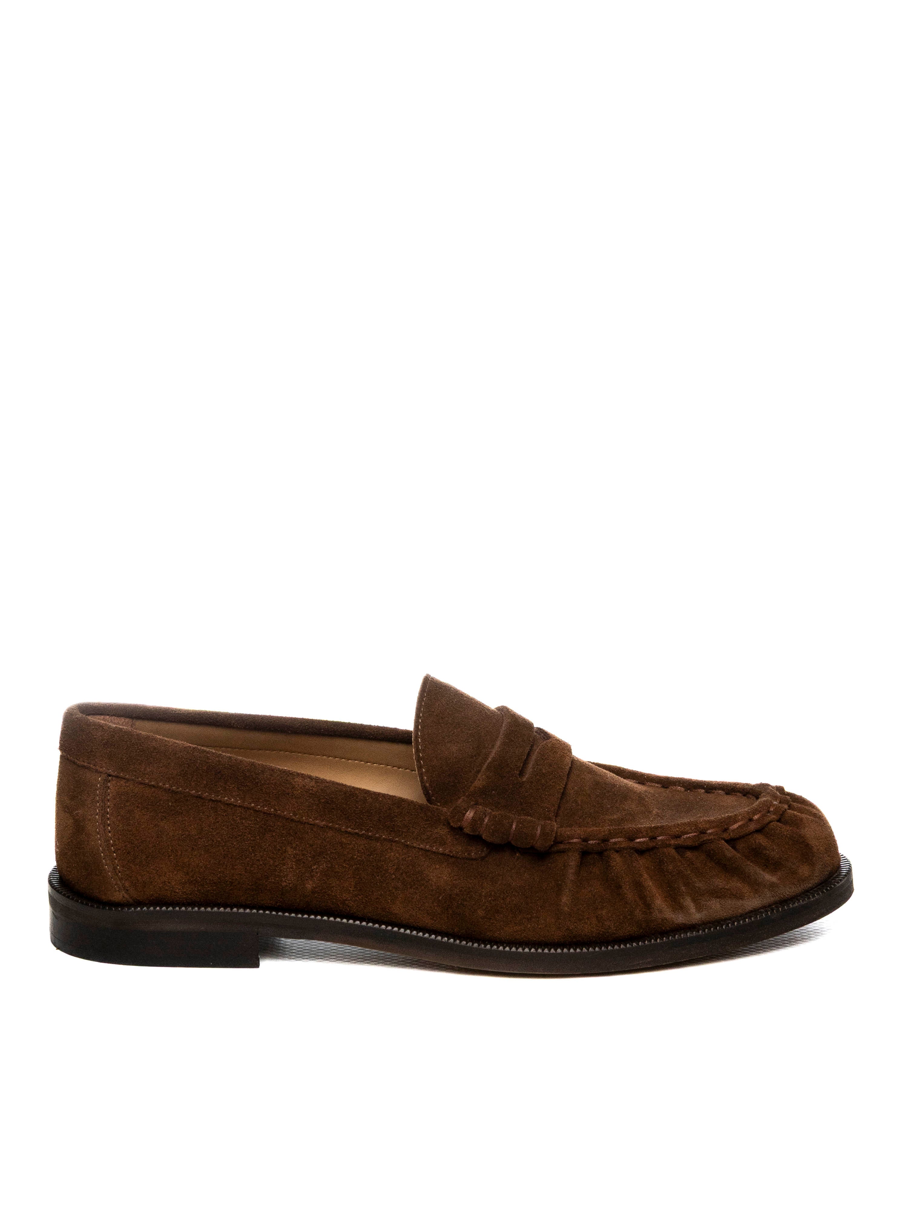 GISEL MOIRE Mocassino camoscio moro MADD CAM-CIOCCOLATO
