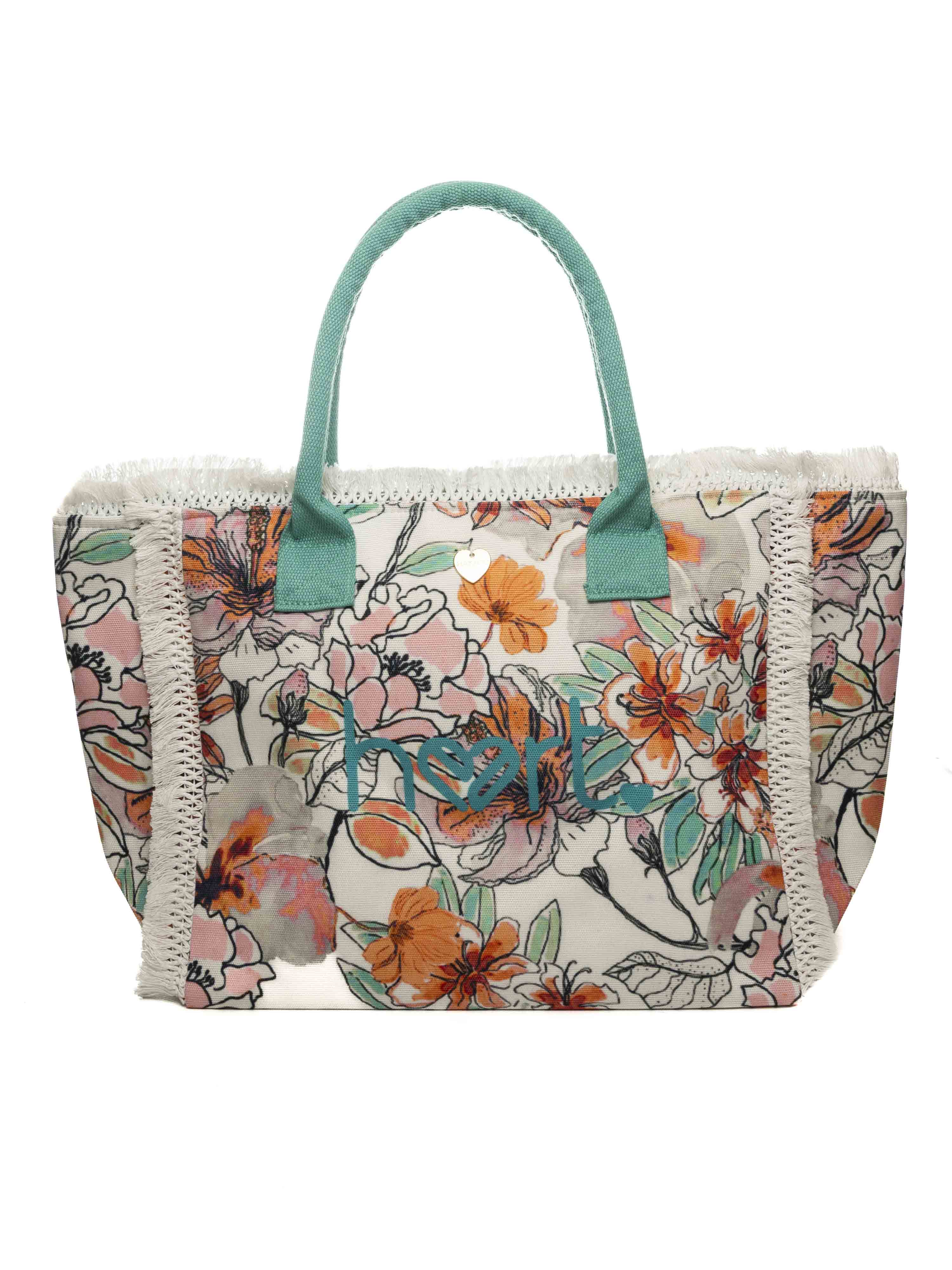 HATYOU borsa a spalla azzurra BR0510 TESSUTO-ACQUA