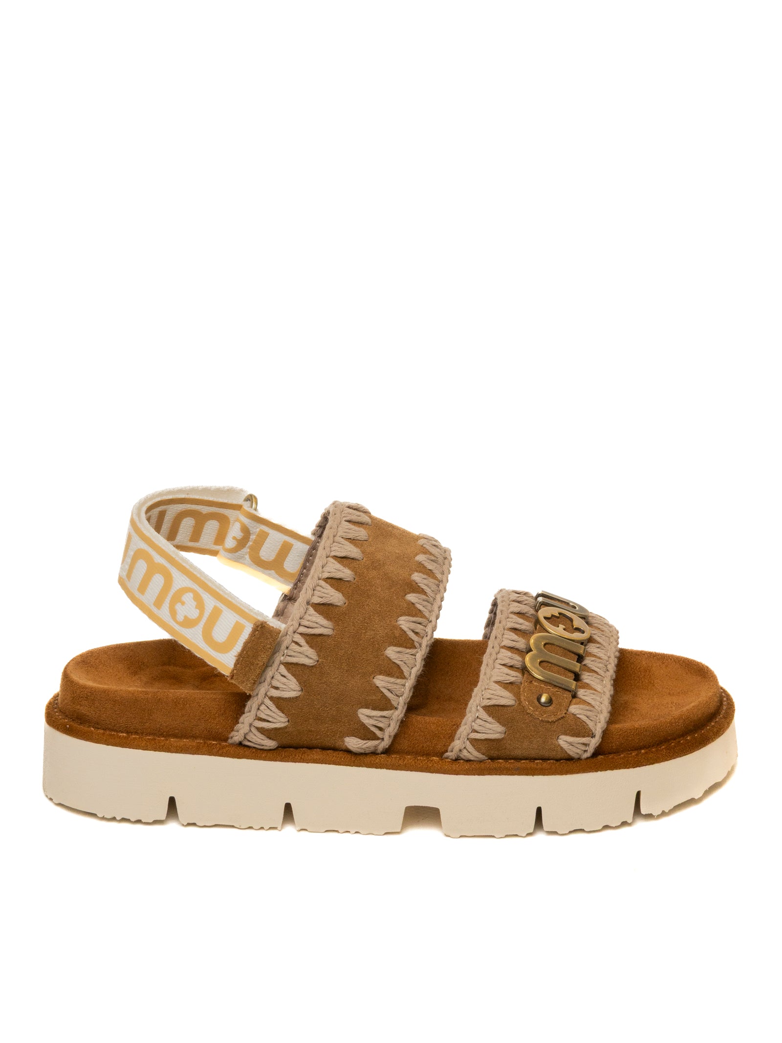 MOU Sandalo camoscio cognac 461001A CAM/COG