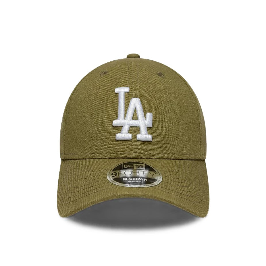 NEW ERA cappello los angeles verde 60856290 LINEN-OLIVE/WHT
