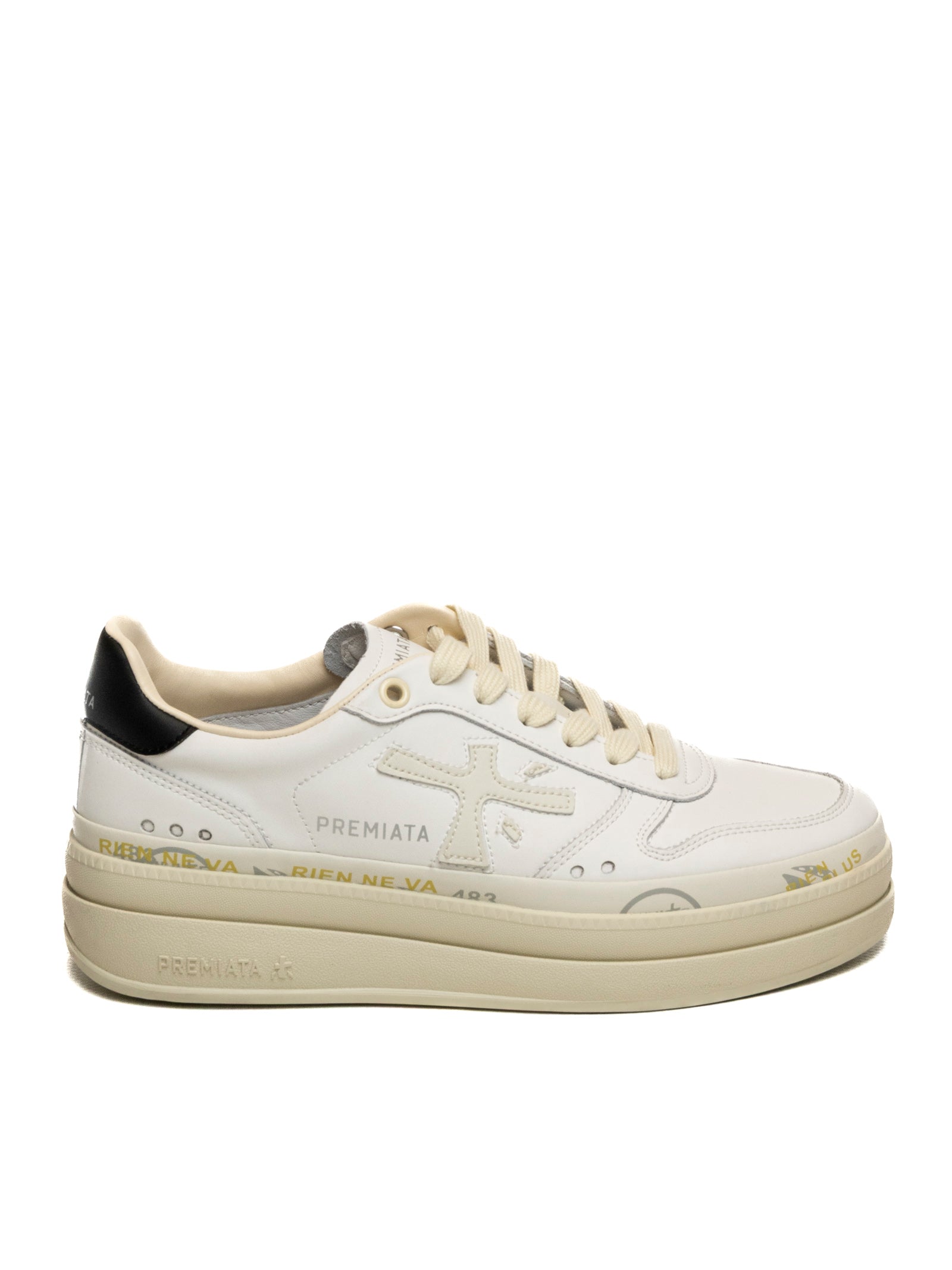 PREMIATA Sneaker micol bianco/nero MICOL 8197-WHITE/BLACK