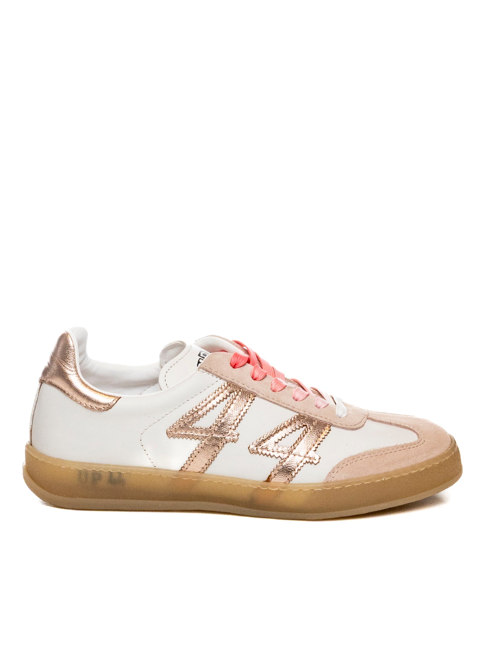 UP44 sneaker bianco/rosa W14 PEL/SUE-BIA/CIPRIA