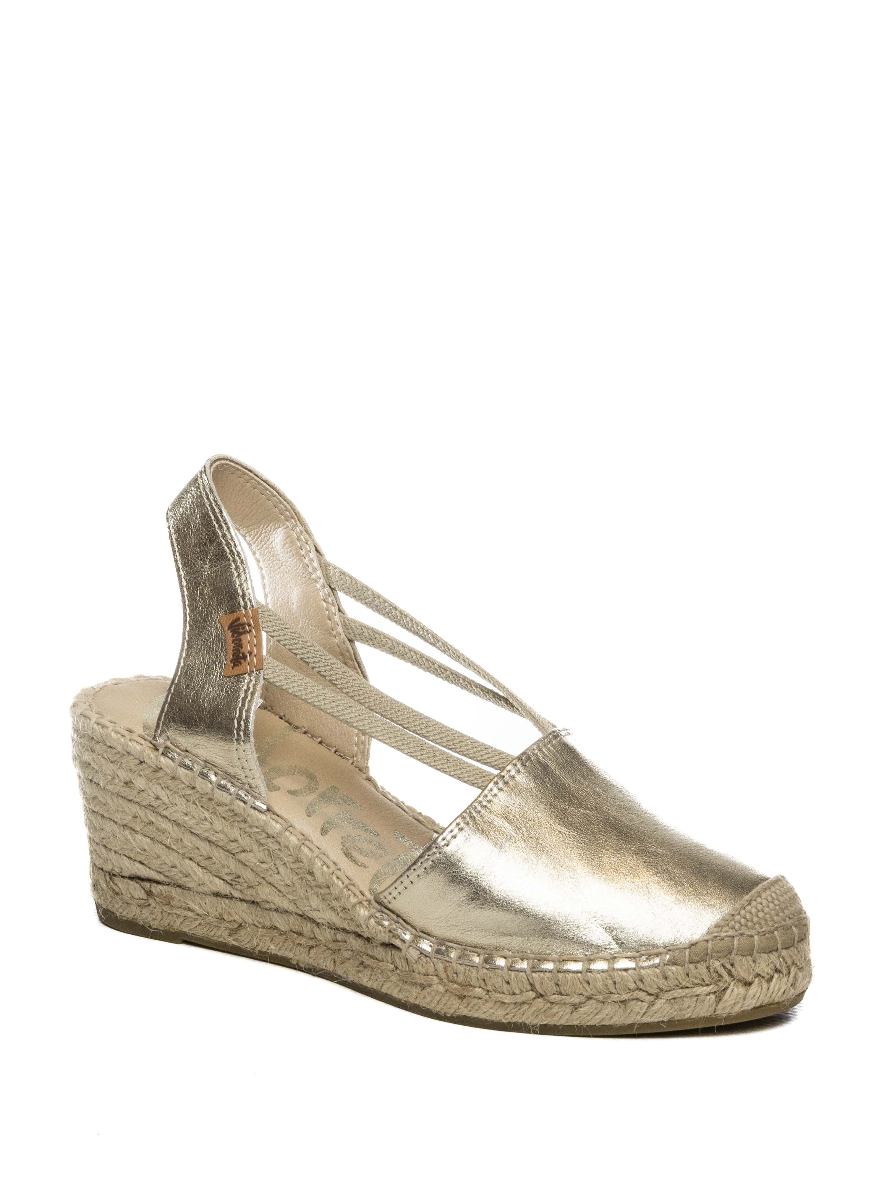 VIDORRETA espadrilles napa platino 180 NAPA-PLATINO