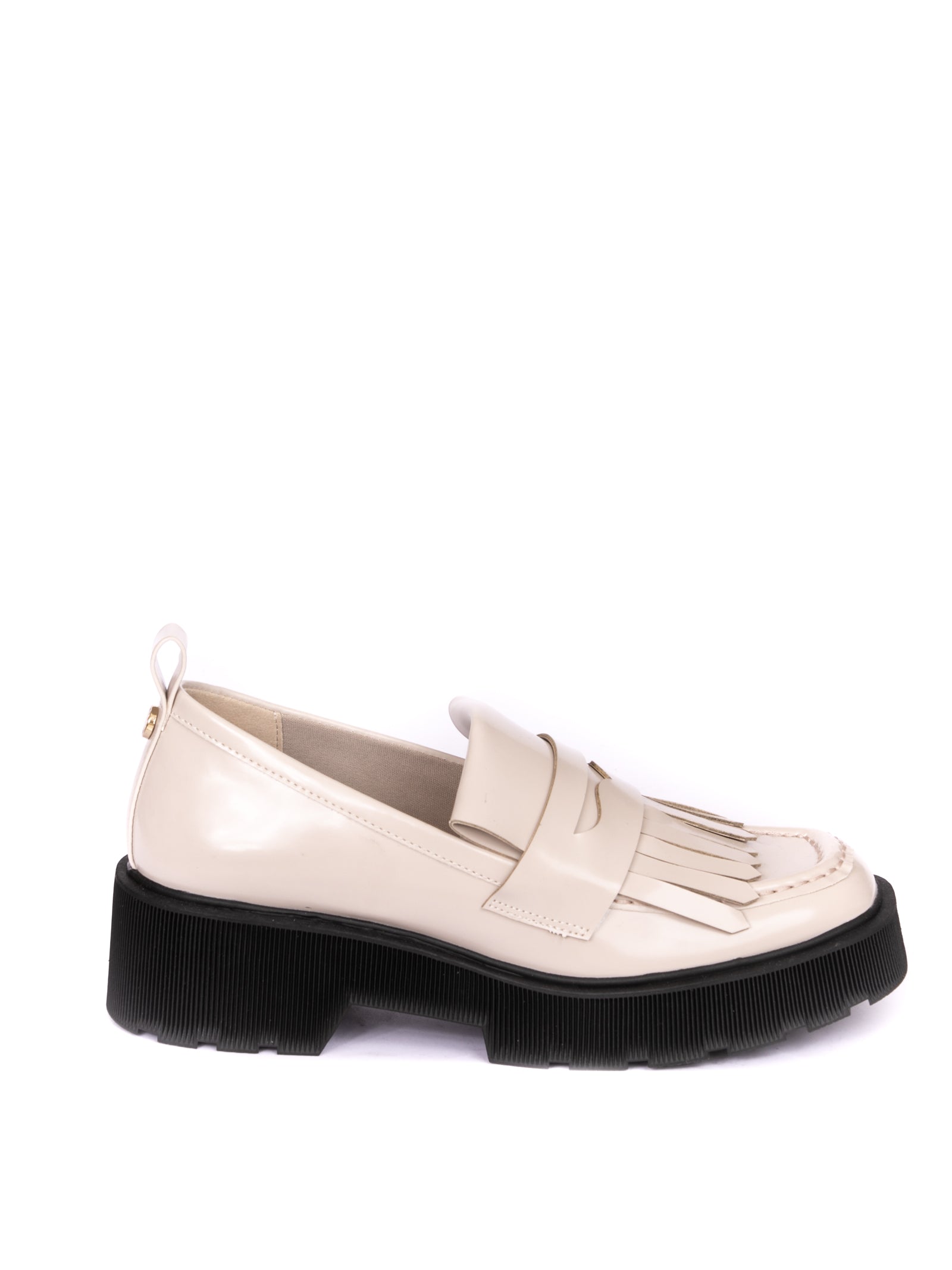 STEVE MADDEN Mocassino marleight crema MARLEIGH PATENT-BONE 