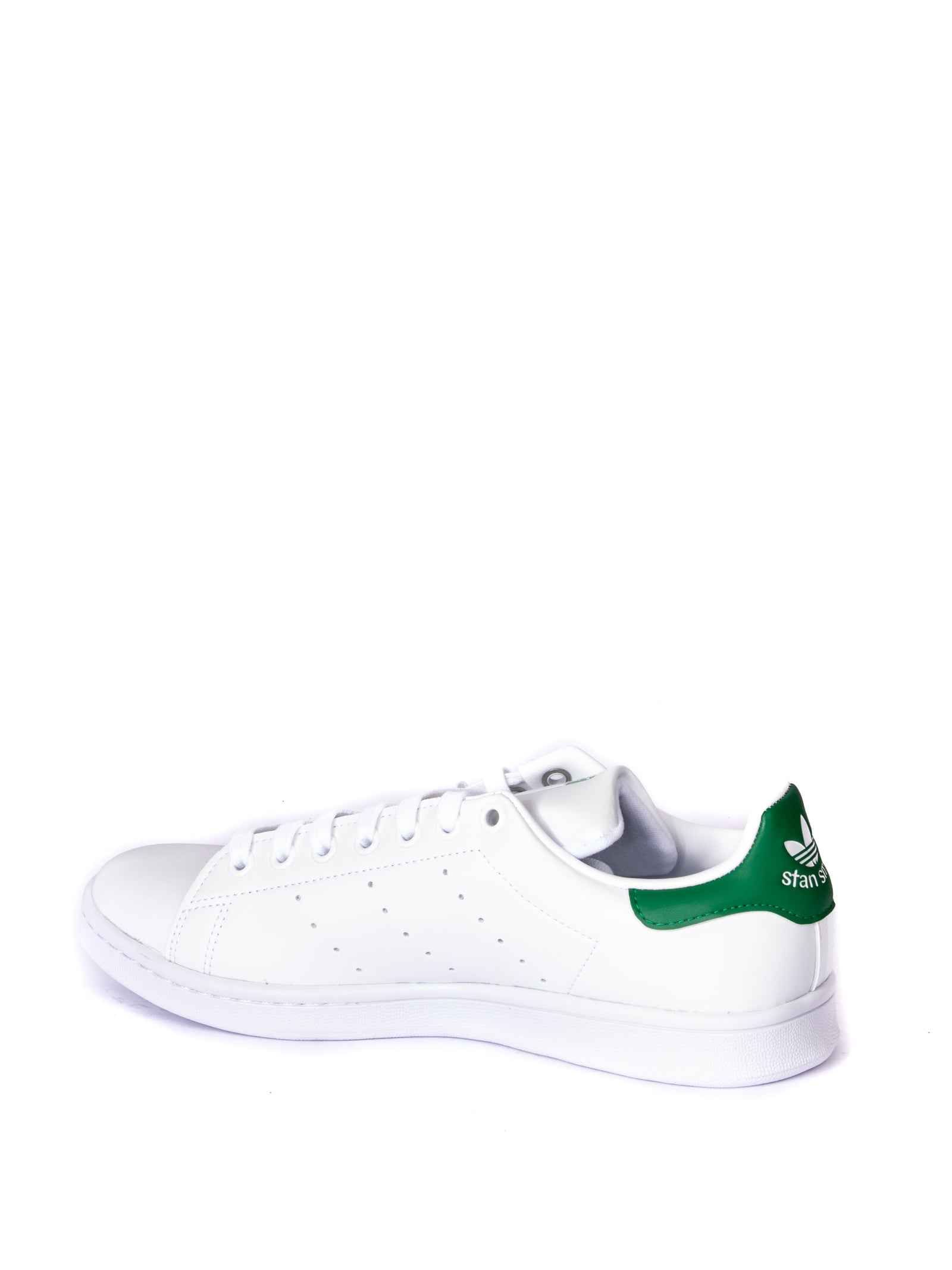 ADIDAS White/green stan smith sneaker<BR/> FX5502 STAN SMITH-BIANCO/VERDE 