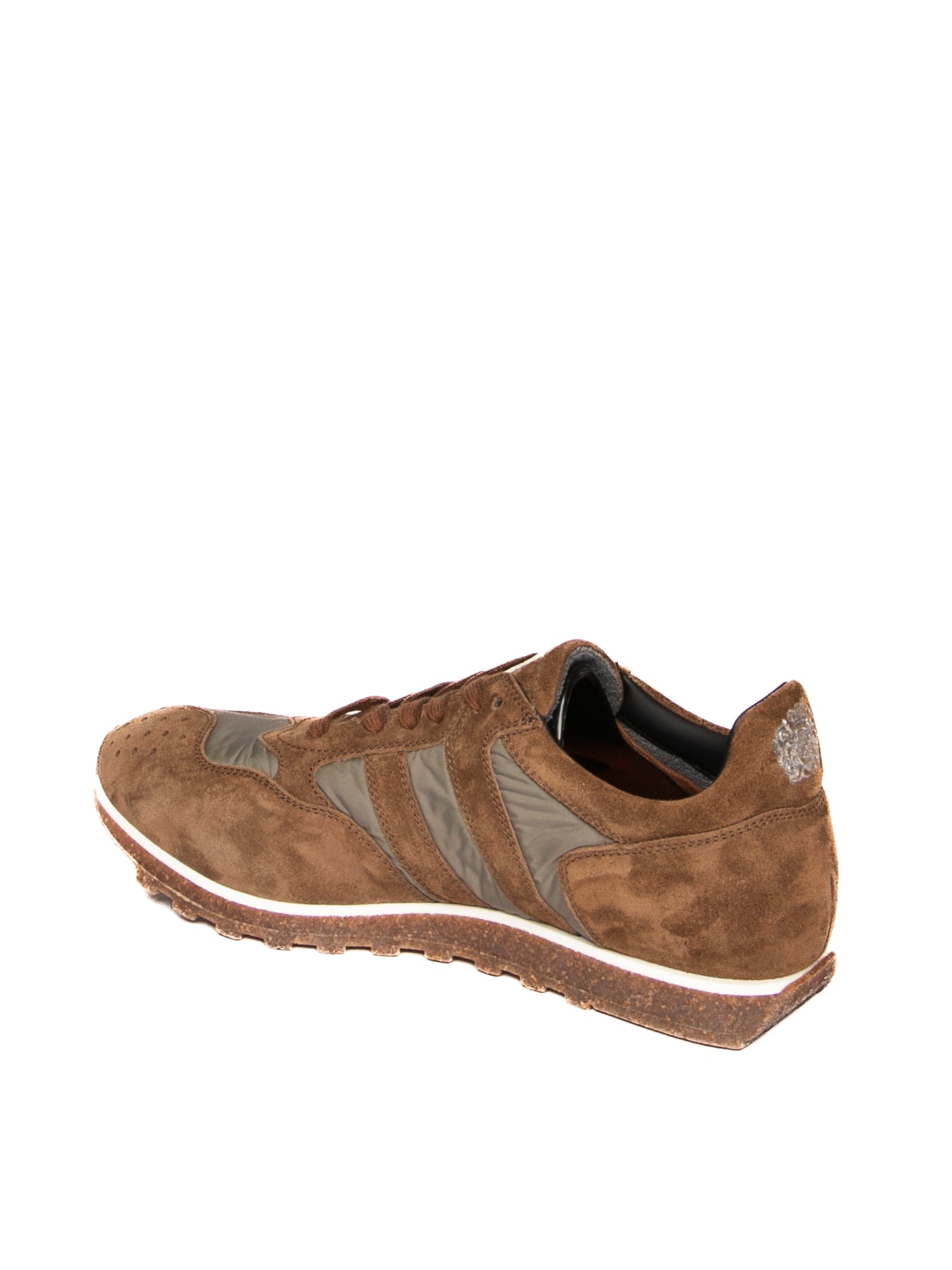 ALBERTO FASCIANI sneaker scamosciata beige <BR/> 6500 SAMBUCO-SANDALO 