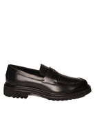 BRAWN'S Mocassino spazzolato nero 22105748 SPAZ-NERO 