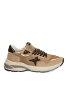 AMA BRAND DELUXE Sneaker moon camoscio beige MOON U 4451-BEIGE 