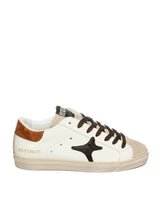 White/leather