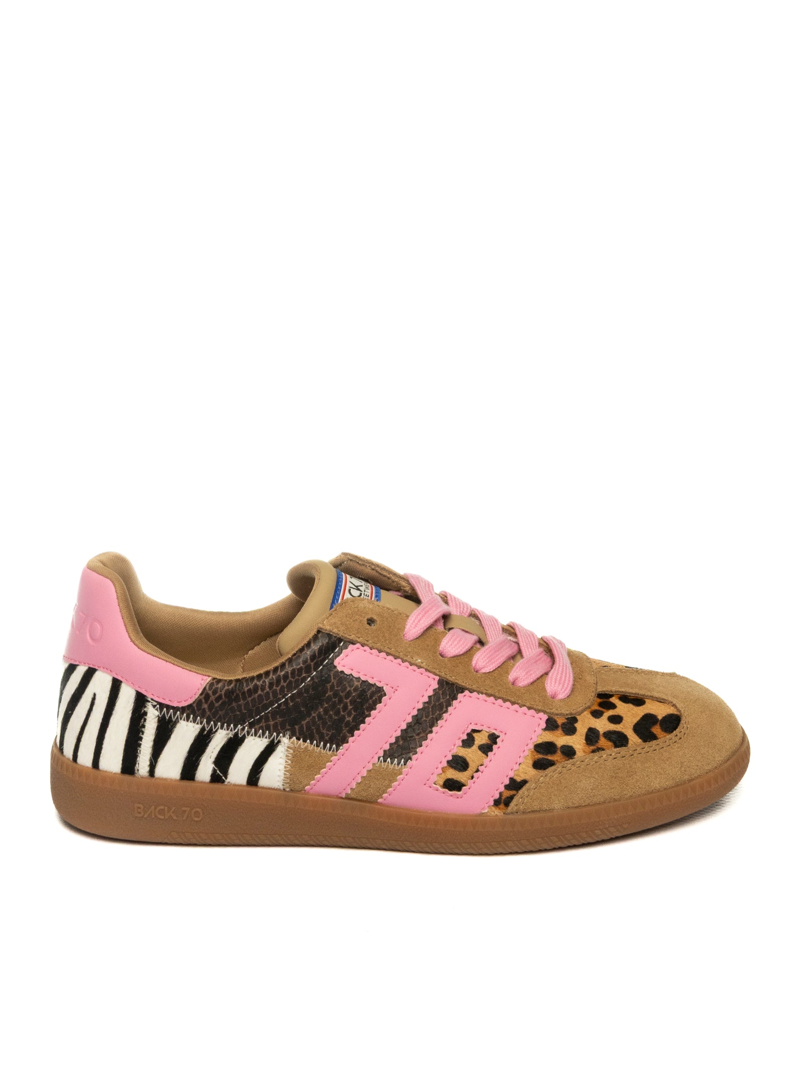 BACK 70 Sneaker squin pony multi SQUID PONY.02-LEOP.MULTI 