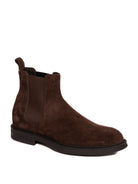 HENDERSON stivaletto in camoscio marrone <BR/> R82503 SUEDE-FONDENTE 