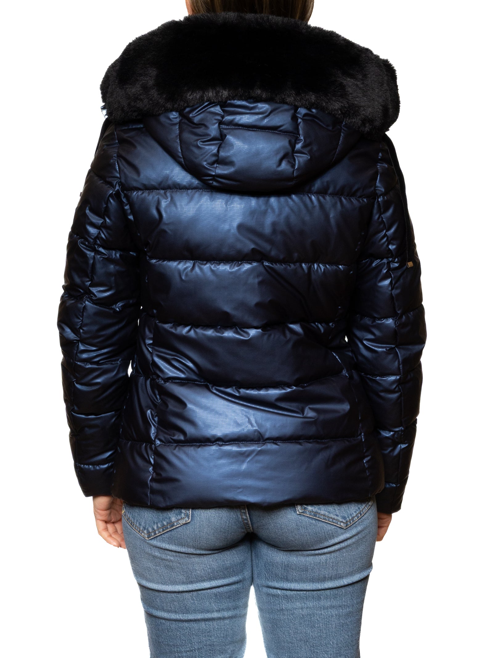 MORE giubbino piuma blu W2046 PIUMA-BLU 