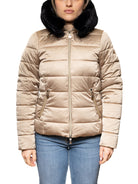 MORE giubbino piuma beige W500 PIUMA-BEIGE 