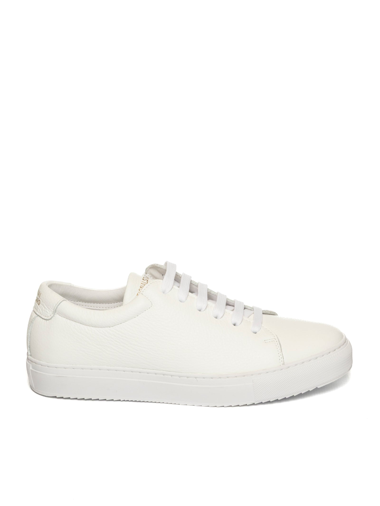 NATIONAL STANDARD Sneaker pelle bianco GRAINED M03.G00-BIANCO 