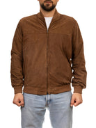 PK BY PASKAL giubbino camoscio marrone 004 CAM-TIMBER 