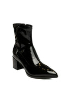UMA PARKER NEW YORK Tronchetto vernice nero 638 VERN-NERO 