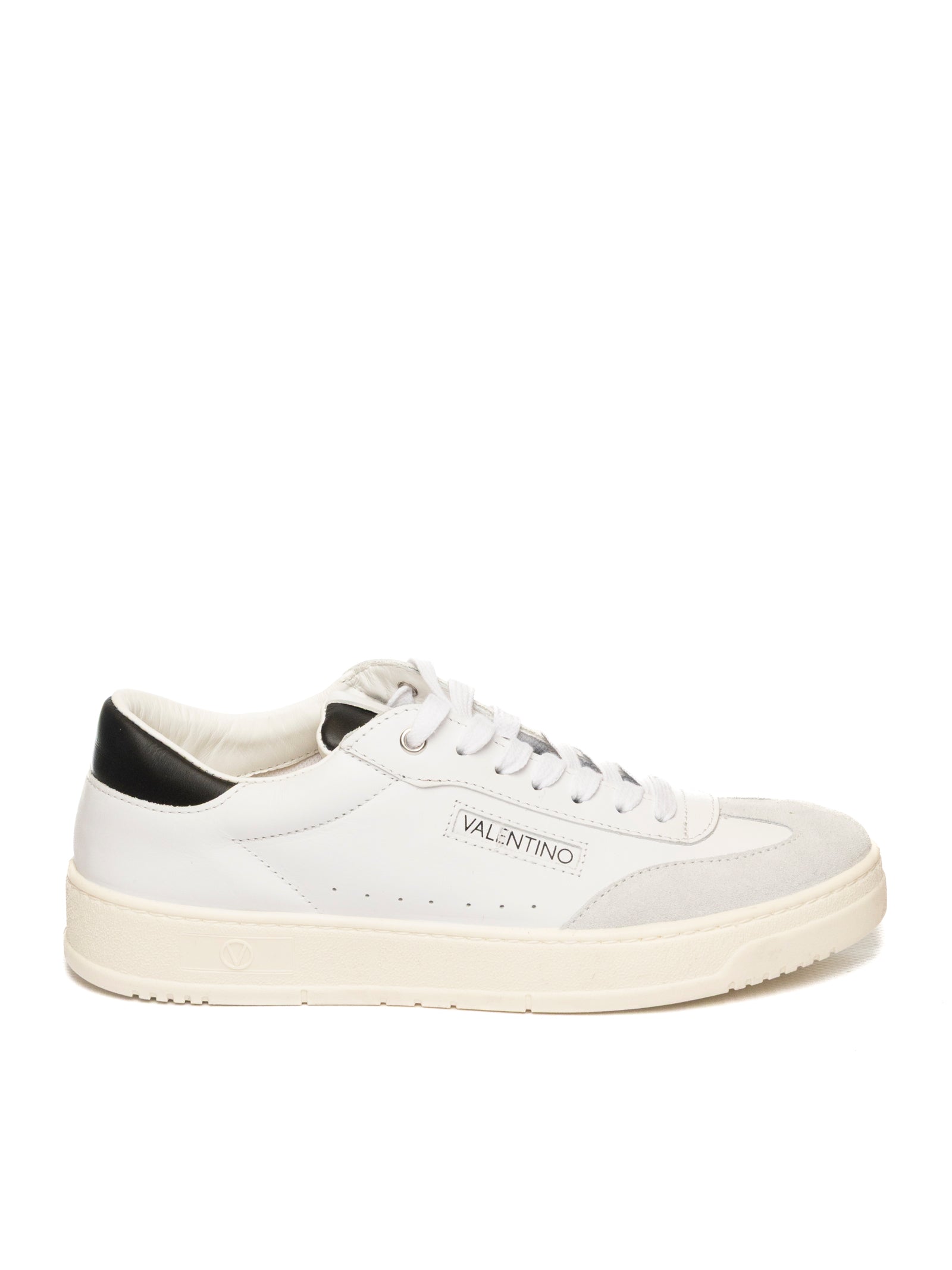 VALENTINO Sneaker pelle bianco/nero 7002VTC PELLE/CAM-WHI/BLACK 