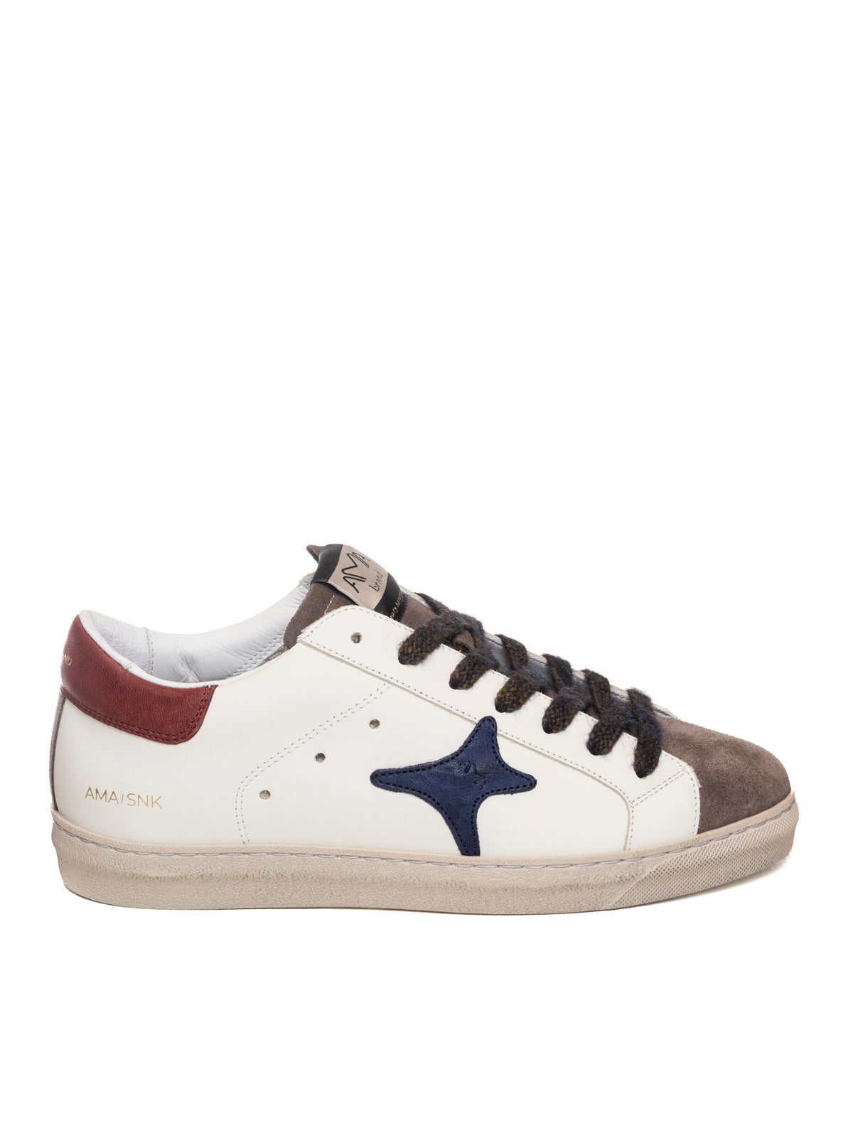 AMA BRAND DELUXE  SNK U 4714-BIA/GRI/BLU 