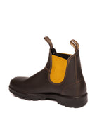 BLUNDSTONE FOOTWEAR Beatles pelle marrone/giallo 1919 LEATHER-BROWN 