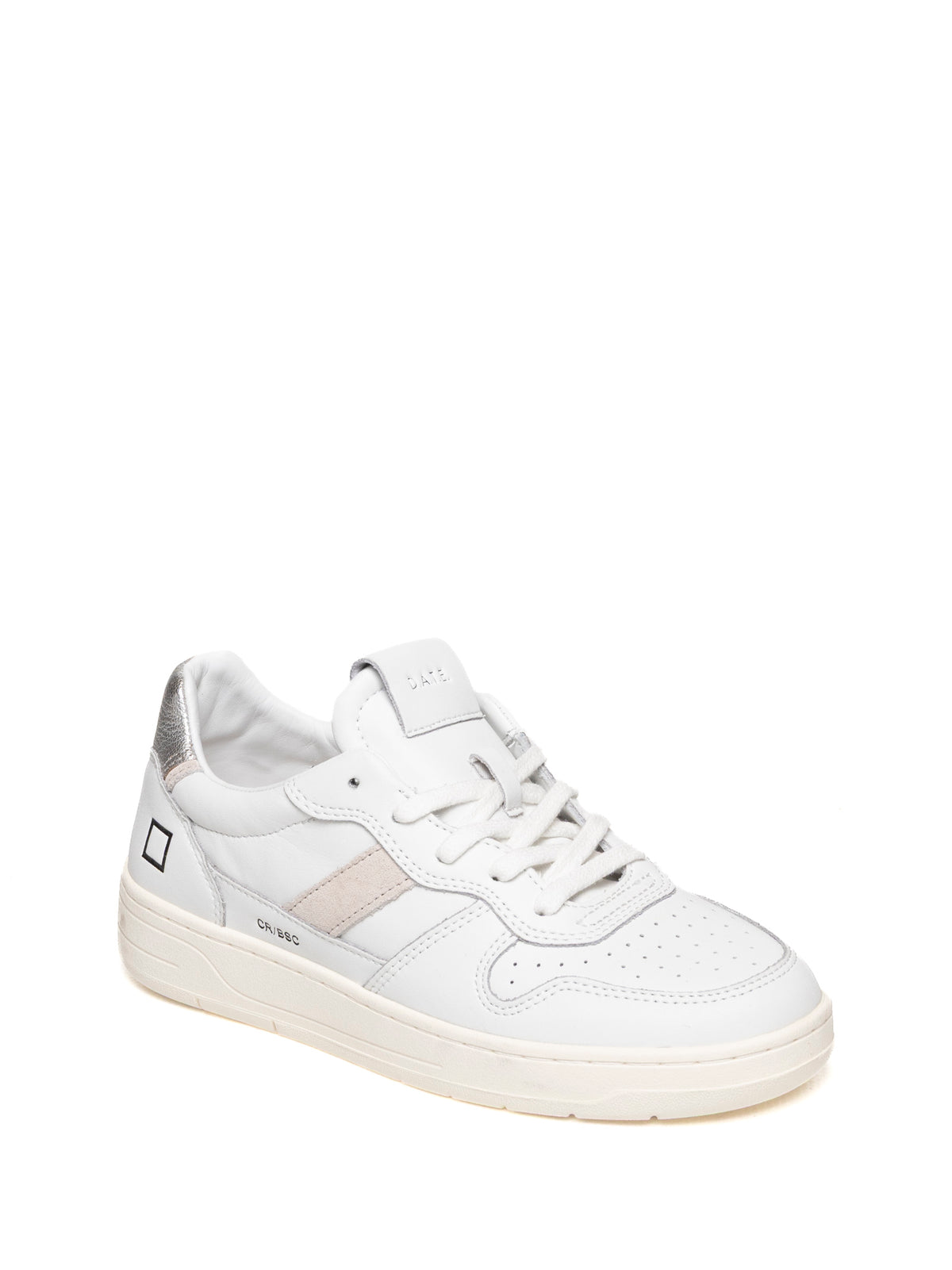 D.A.T.E.  COURT 2.0 D CALF-WHT/SILV 