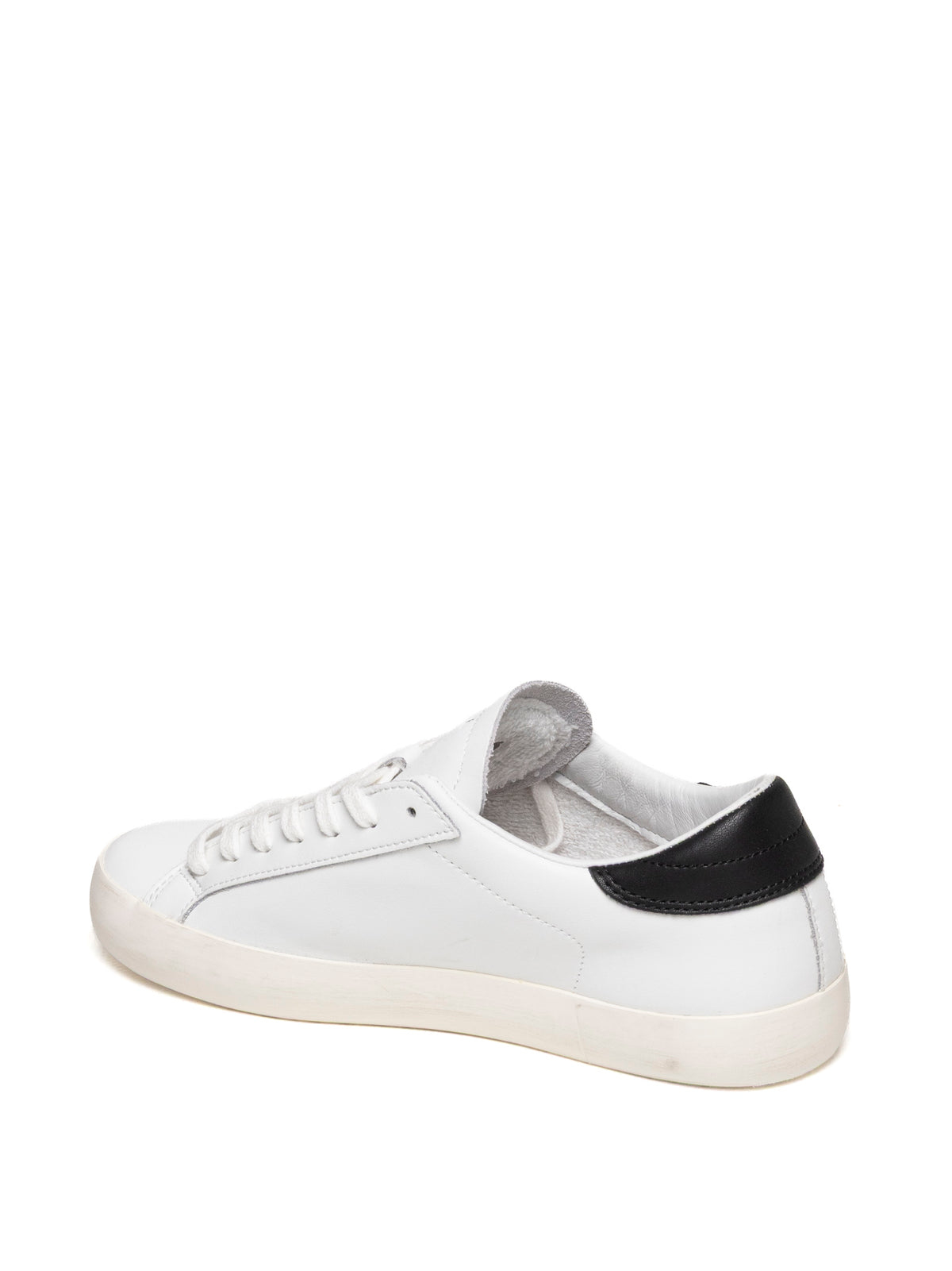 D.A.T.E.  HILL LOW D CALF-WHT/BLK 