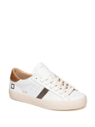 D.A.T.E.  HILL LOW U CALF-WHT/TAN 