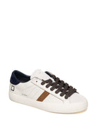 D.A.T.E.  HILL LOW VINTAGE U CALF- WHT/BLU 