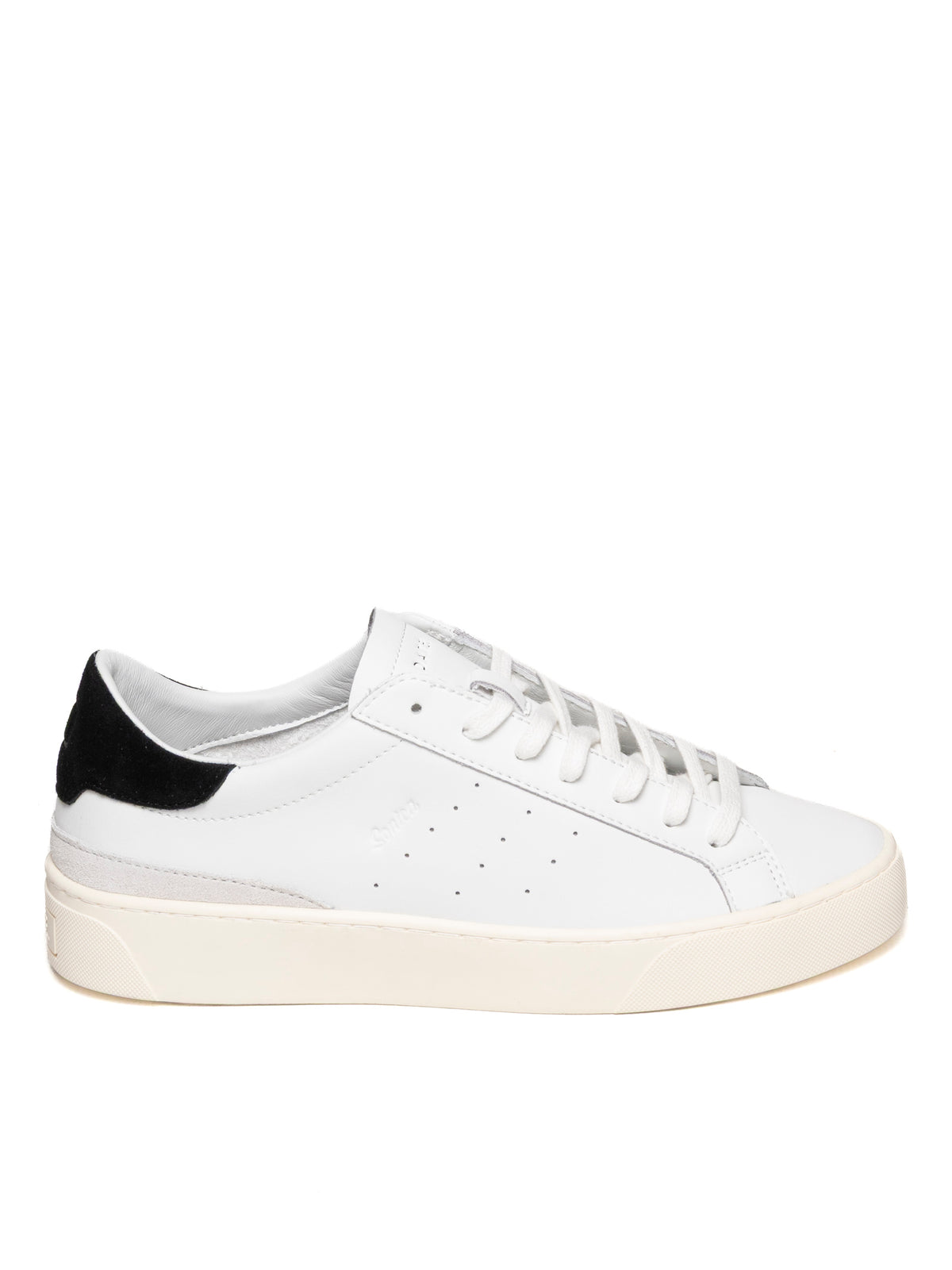 D.A.T.E.  SONICA CALF-WHT/BLK 