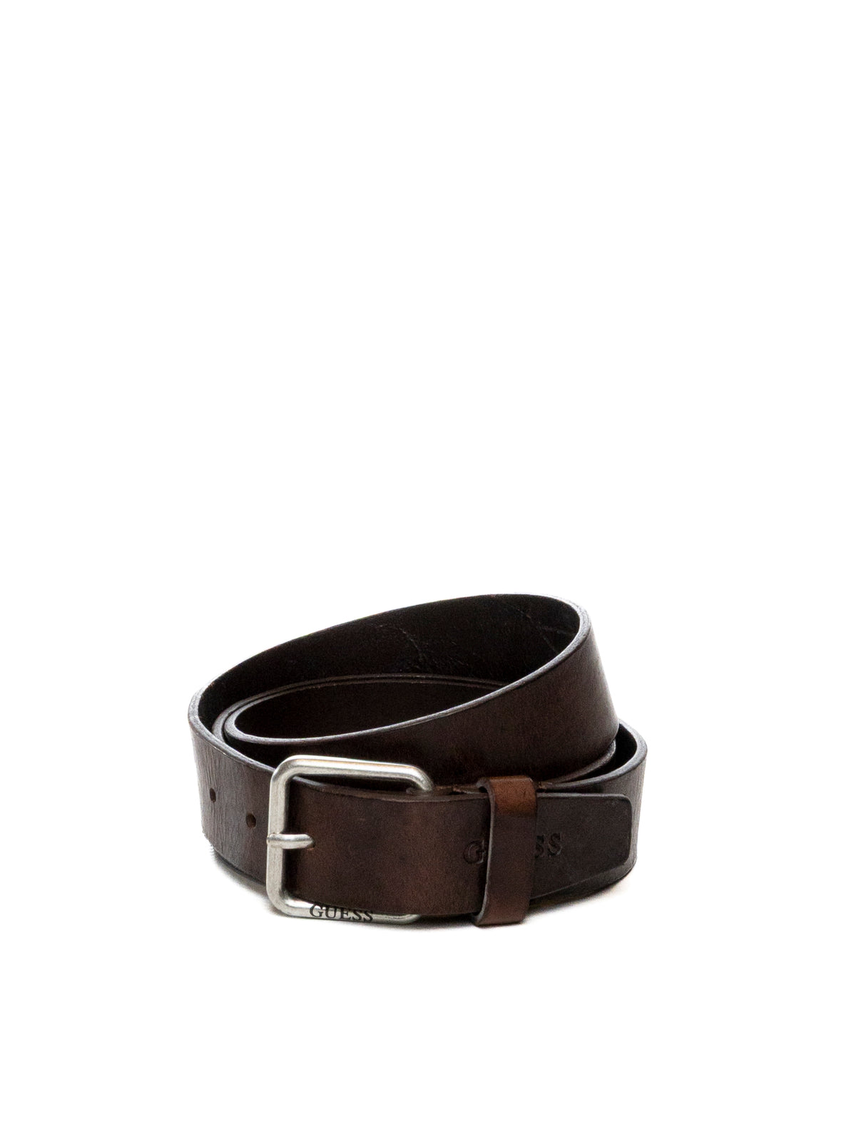 GUESS Cintura pelle moro R-BM7879 P6235 NOT ADJ-BROWN 
