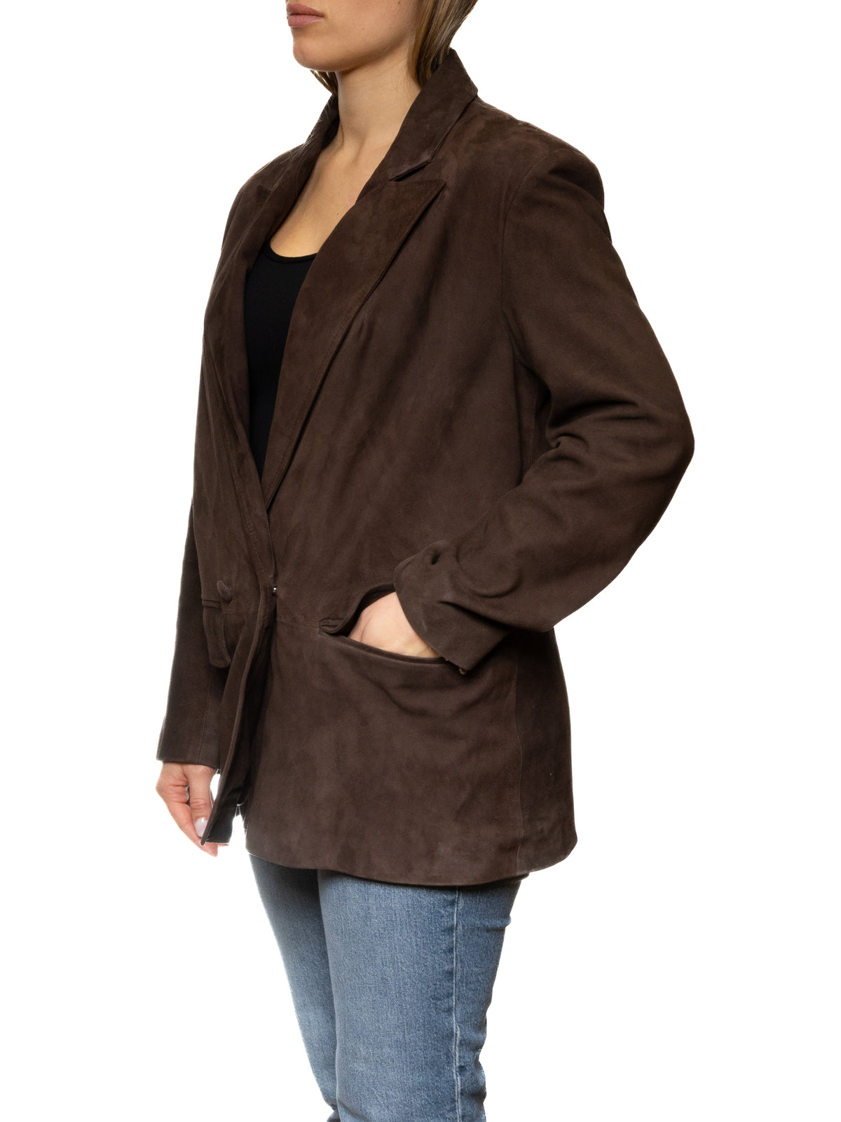 PK BY PASKAL giubbino camoscio moro R125 CAM-TMORO 