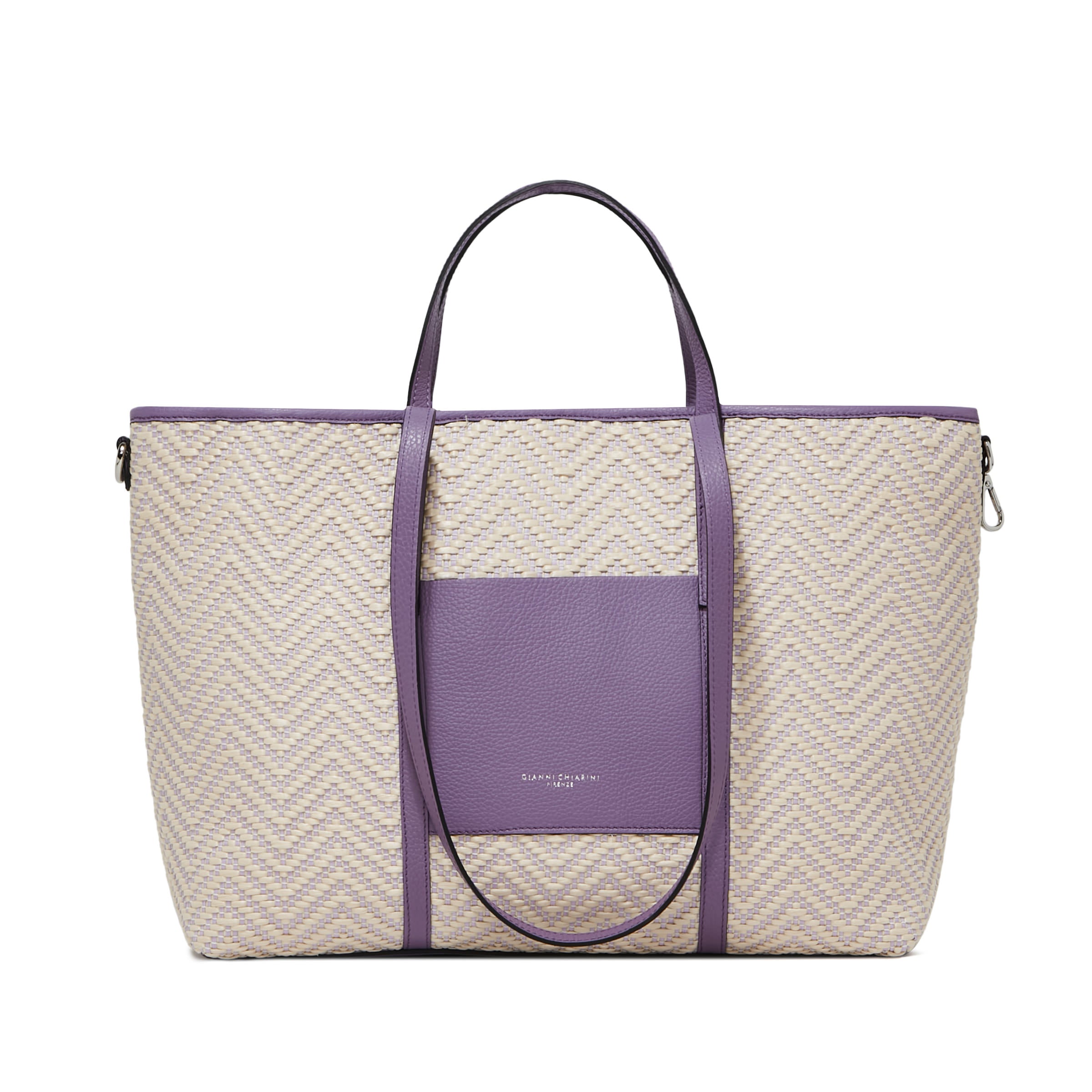 GIANNI CHIARINI Shopping superlight beige/glicine 10356 SUPERLIGHT-13055 